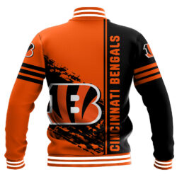 NFLCincinnati Bengals Baseball Jacket Quarter Style 1