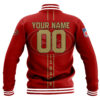 NFLSan Francisco 49ers Baseball Jacket Personalized Football For Fan