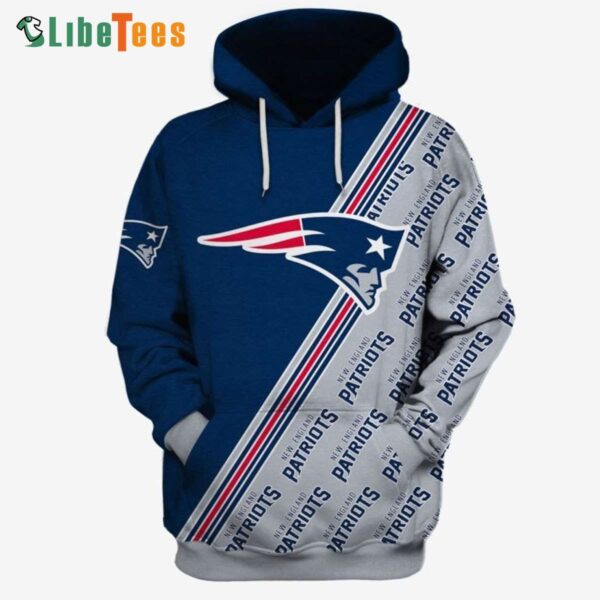 Navy Blue Grey New England Patriots Hoodie Patriots Gift custom shirt