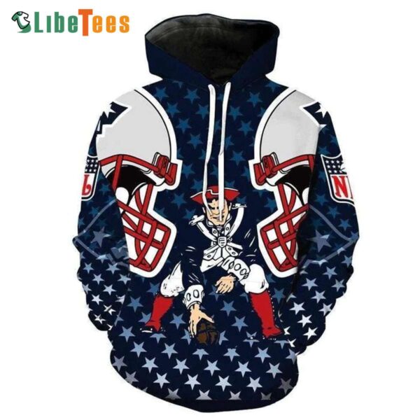 Navy Blue Star New England Patriots Hoodie Patriots Gift custom shirt