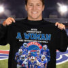 Never Underestimate A Woman buffalo bills nfl afc team signature shirt