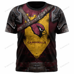 New Arizona Cardinals nfl Warrior customized 3D t shirt custom name