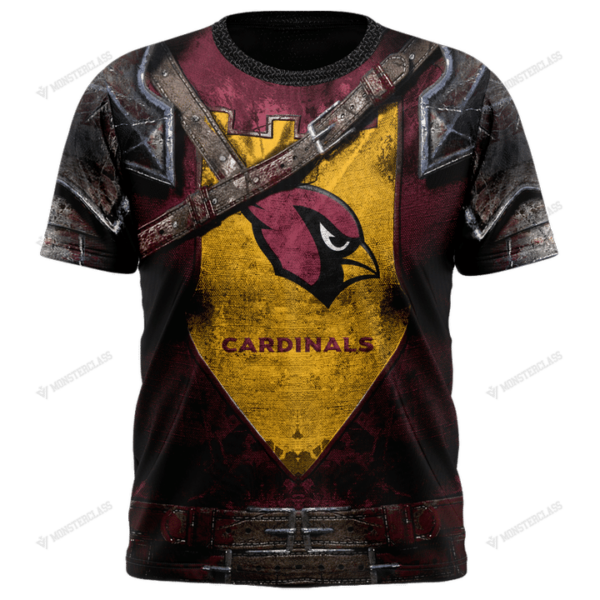 New Arizona Cardinals nfl Warrior customized 3D t shirt custom name