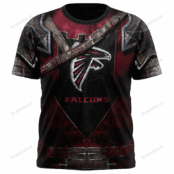 New Atlanta Falcons nfl Warrior customized 3D t shirt custom name