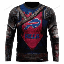 New Buffalo Bills nfl Warrior customized 3D long sleeve custom name