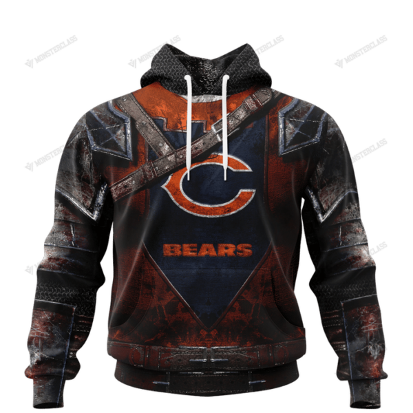 New-Chicago-Bears-nfl-Warrior-customized-3D-hoodie-custom-name-1