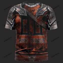 New Chicago Bears nfl Warrior customized 3D t shirt custom name