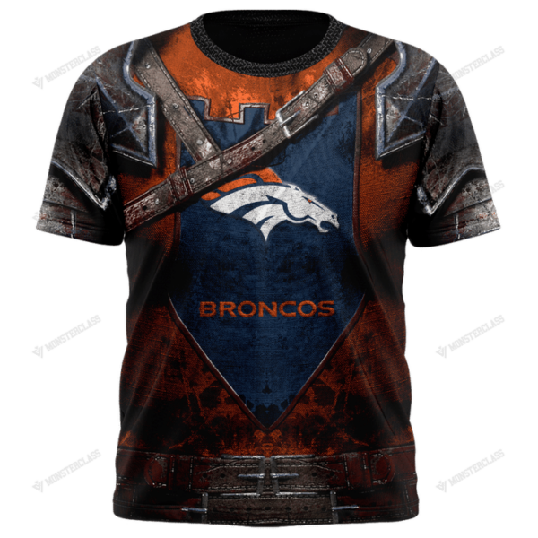 New Denver Broncos nfl Warrior customized 3D t shirt