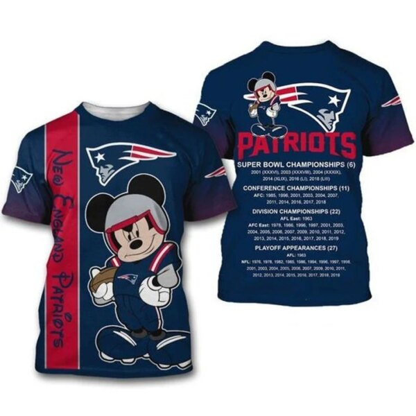 New-England-Patriots-NFL-mickey-mouse-Gift-for-Fan-3D-shirts-custom-for-fan