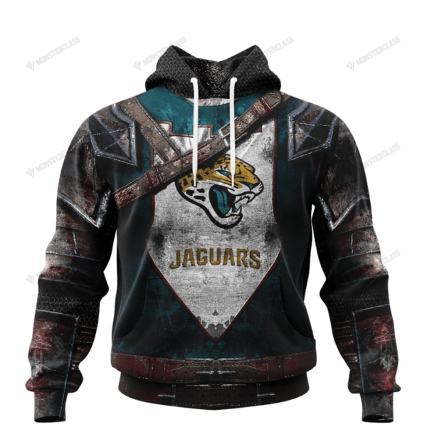 New Jacksonville Jaguars nfl Warrior customized 3D hoodie custom name 1