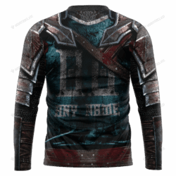 New Jacksonville Jaguars nfl Warrior customized 3D long sleeve shirt custom name