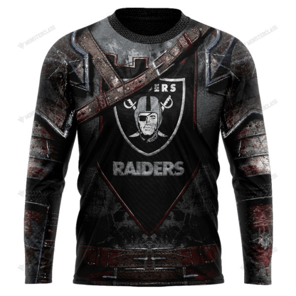 New Las Vegas Raider nfl Warrior customized 3D long sleeve shirt