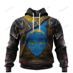 New-Los-Angeles-Chargers-nfl-Warrior-customized-3D-hoodie-custom-name-1