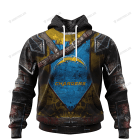 New-Los-Angeles-Chargers-nfl-Warrior-customized-3D-hoodie-custom-name-1