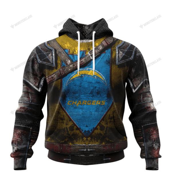 New-Los-Angeles-Chargers-nfl-Warrior-customized-3D-hoodie-custom-name-1