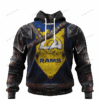 [New] Los Angeles Rams nfl Warrior customized 3D shirt custom name