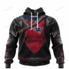 [New] New England Patriots nfl Warrior customized 3D shirt custom name
