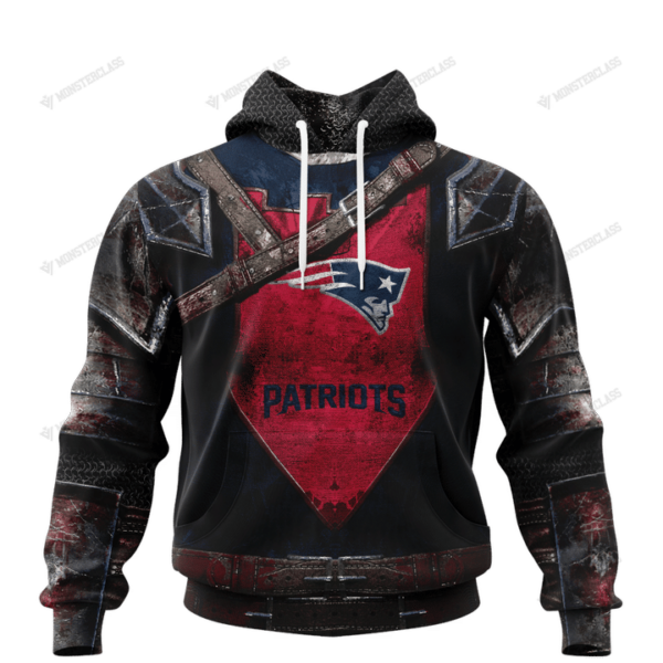 [New] New England Patriots nfl Warrior customized 3D shirt custom name