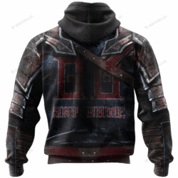 [New] New England Patriots nfl Warrior customized 3D shirt custom name