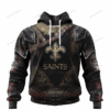 [New] New Orleans Saints nfl Warrior customized 3D shirt custom name