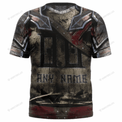 New New Orleans Saints nfl Warrior customized 3D long sleeve custom name
