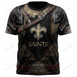 New New Orleans Saints nfl Warrior customized 3D t shirt custom name