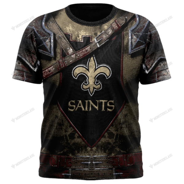 New New Orleans Saints nfl Warrior customized 3D t shirt custom name