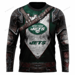 New New York Jets nfl Warrior customized 3D long sleeve shirt custom name