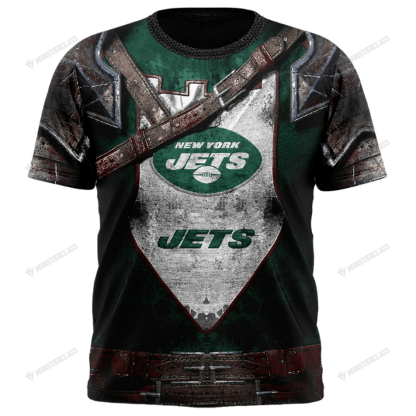 New New York Jets nfl Warrior customized 3D t shirt custom name 1