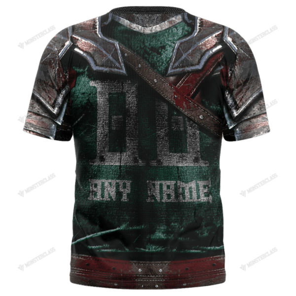 New New York Jets nfl Warrior customized 3D t shirt custom name