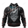 [New] Philadelphia Eagles nfl Warrior customized 3D shirts custom name