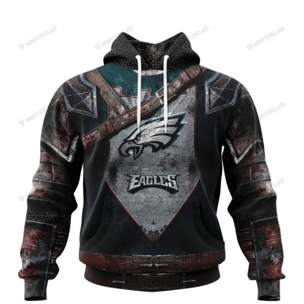 [New] Philadelphia Eagles nfl Warrior customized 3D shirts custom name