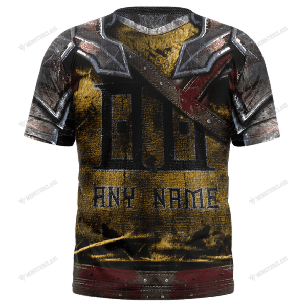 New Pittsburgh Steelers nfl Warrior customized 3D t shirt custom name