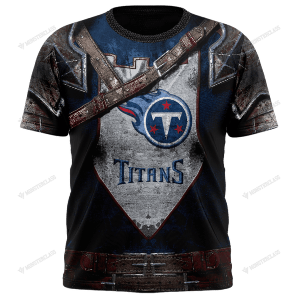 New Tennessee Titans nfl Warrior customized 3D t shirt custom name