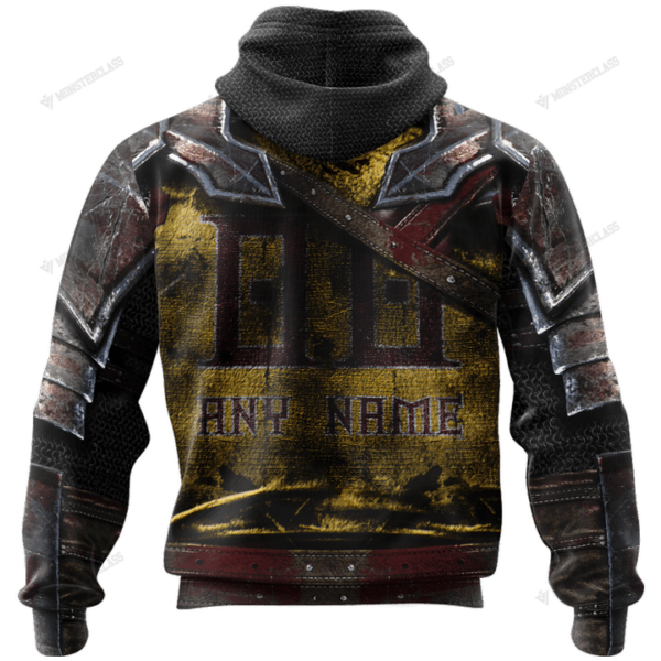 New Washington Commander nfl Warrior customized 3D hoodie custom name