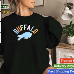 Nfl Buffalo Bills Pro Standard Black Neon Sweatshirt