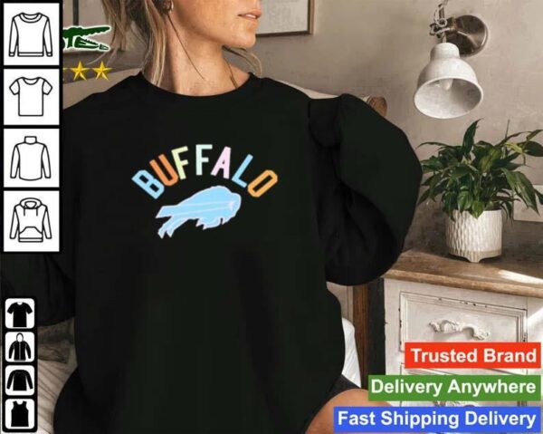 Nfl Buffalo Bills Pro Standard Black Neon Sweatshirt