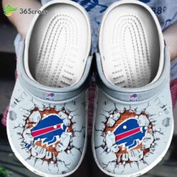 Nfl Football Buffalow Bills Adults Crocs Clog Shoes
