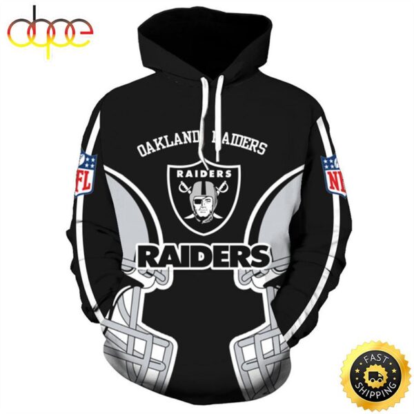 Nfl Hoodie 3d Okland Raiders Hoodies Sweatshirt Pullover For Sale