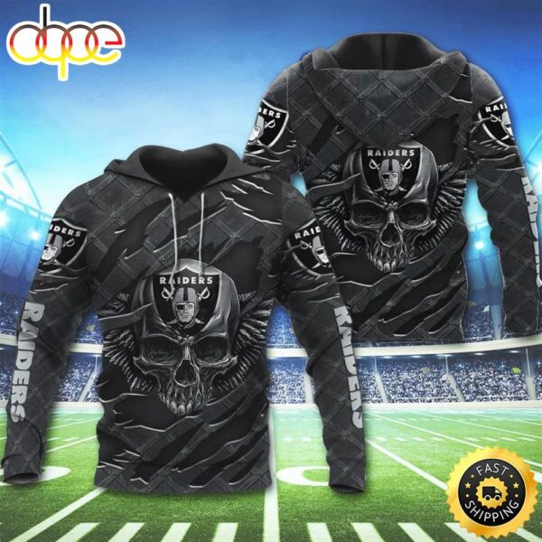 Nfl Las Vegas Raiders 3d Shirt Hoodie