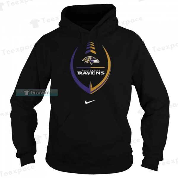 Nike Football Wordmark Ravens Shirt 2