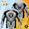 Oakland Raiders Nfl 3d Hoodie Men Women Grey Oakland Raiders Nfl 3d Hoodie Men Women Grey