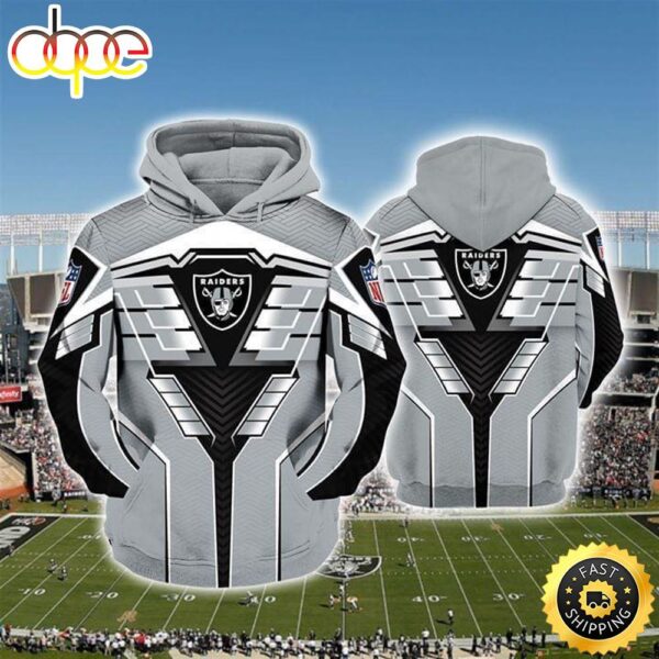 Oakland Raiders Nfl For Raiders Fan 3d Full Over Print Hoodie