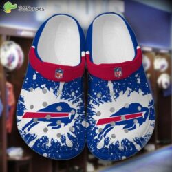 Personalized Buffalo Bills Football Team Crocs Clog Custom Name Shoes