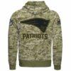 Personalized Your Name NFL19 New England Patriots Marines Camouflage 3d hoodie