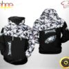 Philadelphia Eagles NFL Camo Veteran Team 3D All Over Print Zip-up Hoodie Philadelphia Eagles NFL Camo Veteran Team 3D All Over Print Zip up Hoodie