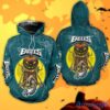 Philadelphia Eagles nfl Pumpskin Monster Halloween 3D All Over Printed hoodie Philadelphia Eagles nfl Pumpskin Monster Halloween 3D All Over Printed hoodie