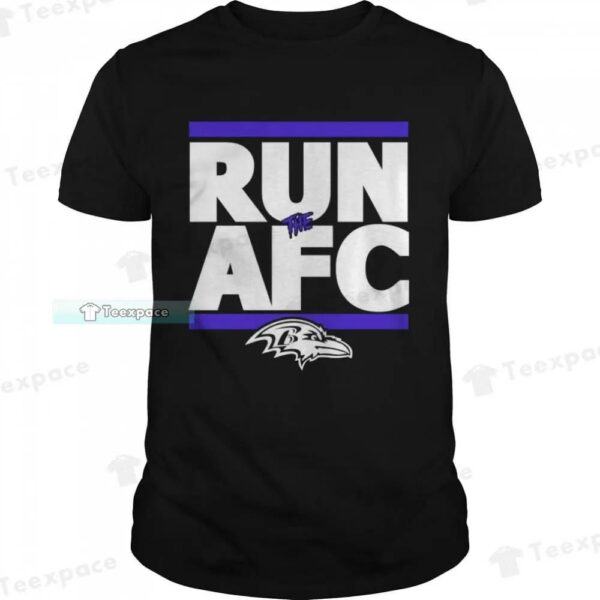 RUN The AFC Baltimore Ravens Shirt 1