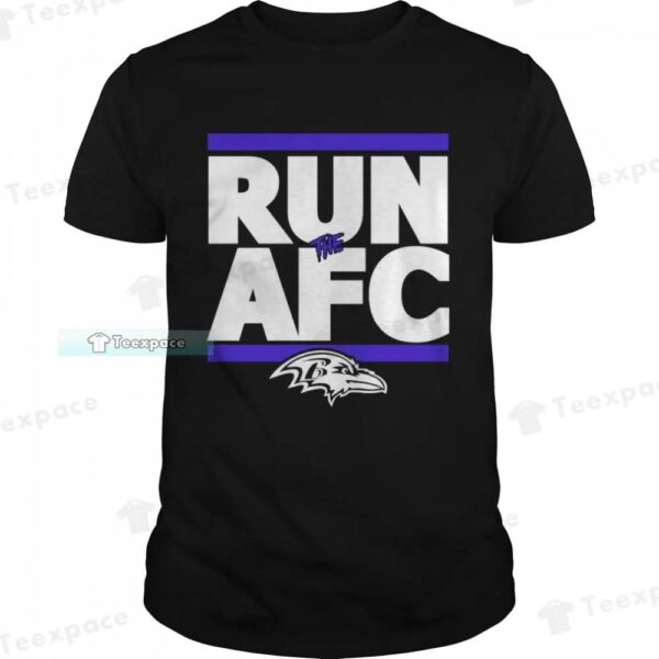 RUN The AFC Baltimore Ravens Shirt 1