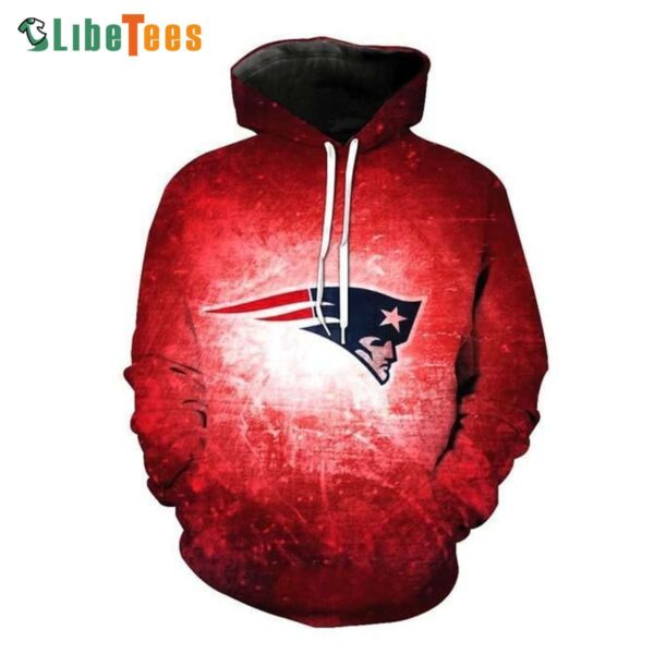 Red Logo New England Patriots Hoodie Patriots Gift custom shirt